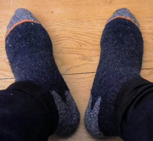 Blue not black socks 1-8-24