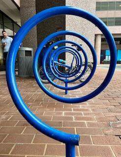 Fusilli bike rack