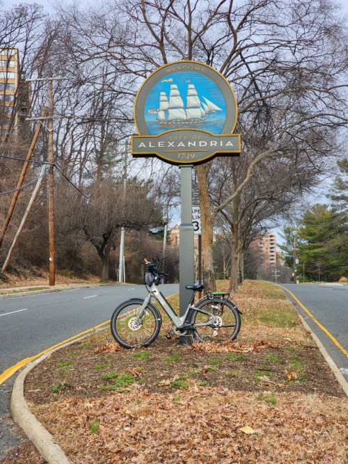 Welcome to The City of Alexandria sign